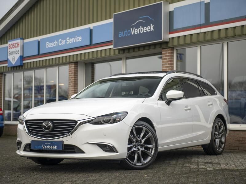 Wit Gebruikt 2018 Mazda 6 Stationwagen | € 24.990 (Eerlijke prijs) - Afbeelding 1/4