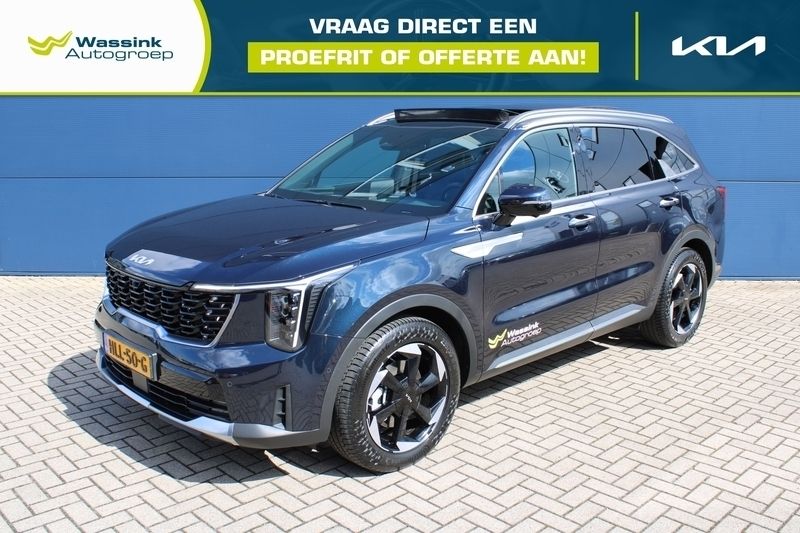 Gravity blue (blauw metallic) Nieuw 2025 Kia Sorento 2 SUV | € 65.660 (Eerlijke prijs) - Afbeelding 1/4