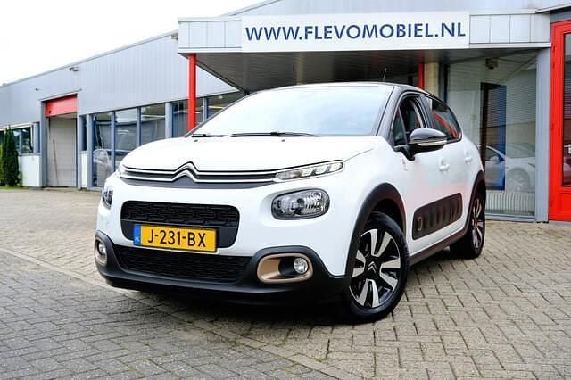 Wit Gebruikt 2020 Citroën C3 PureTech Hatchback | € 11.950 (Eerlijke prijs) - Afbeelding 1/4