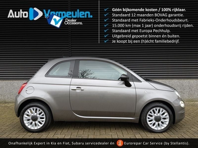 Grijs Gebruikt 2020 Fiat 500 Young Hatchback | € 11.990 (Eerlijke prijs) - Afbeelding 1/3
