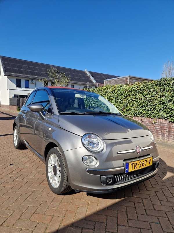 Grijs Gebruikt 2012 Fiat 500 Easy Cabriolet | € 6.250 (Goede deal) - Afbeelding 1/4