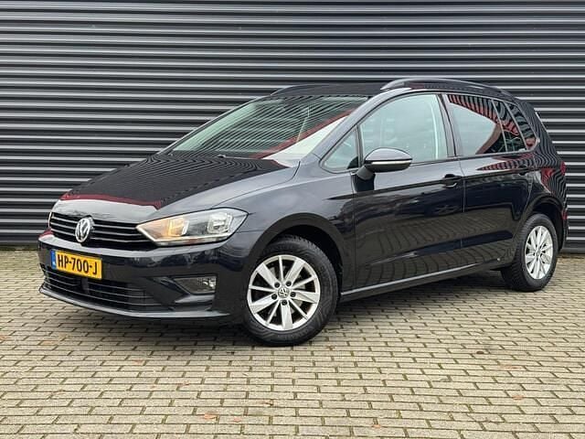 Zwart Occasion 2014 VW Golf Sportsvan Highline MPV | € 9.995 - Afbeelding 1/4