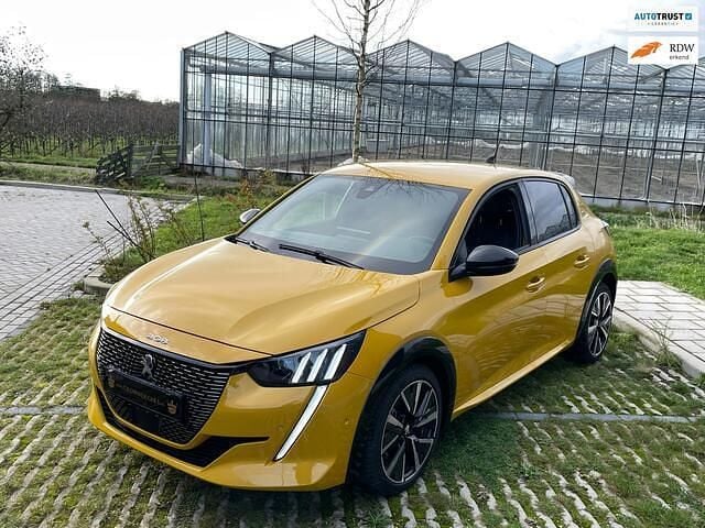 Geel (metallic) Gebruikt 2021 Peugeot 208 GT-line Hatchback | € 13.999 (Super prijs) - Afbeelding 1/4