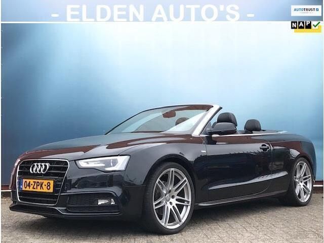 Zwart Gebruikt 2013 Audi A5 Cabriolet Proline Cabriolet | € 18.900 (Duur) - Afbeelding 1/4