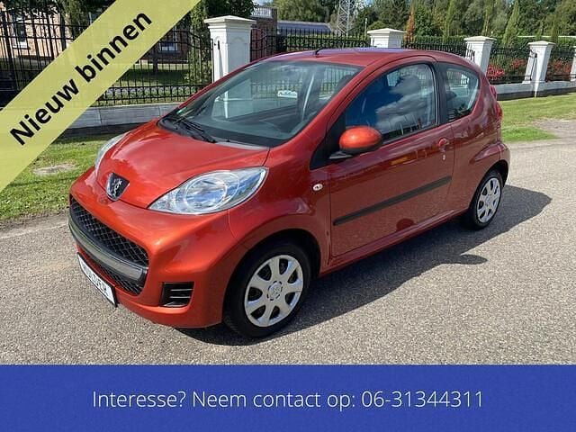 Oranje Gebruikt 2009 Peugeot 107 Filou Hatchback | € 3.399 (Duur) - Afbeelding 1/4