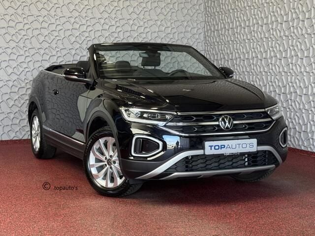 Zwart Gebruikt 2024 VW T-Roc Cabriolet S Cabriolet | € 36.940 (Goede deal) - Afbeelding 1/4