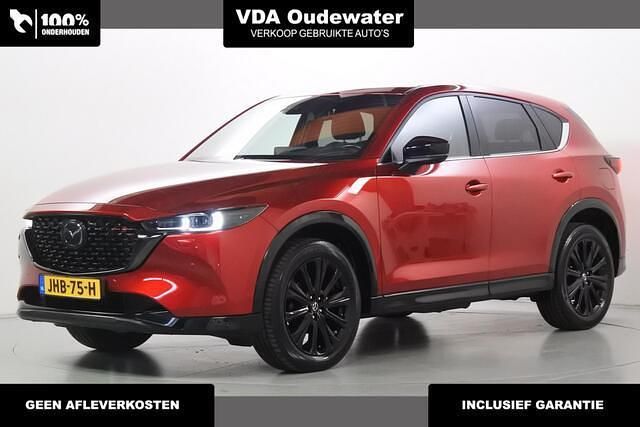Rood Occasion 2022 Mazda CX-5 Homura-Line SUV | € 35.600 (Eerlijke prijs) - Afbeelding 1/4