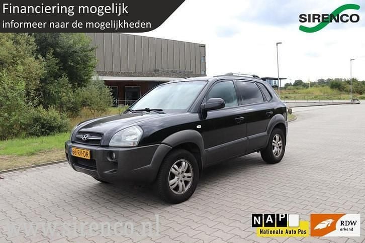 Zwart Gebruikt 2005 Hyundai Tucson Style SUV | € 1.998 (Eerlijke prijs) - Afbeelding 1/4
