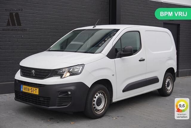 Wit Gebruikt 2021 Peugeot Partner MPV | € 10.950 (Goede deal) - Afbeelding 1/3