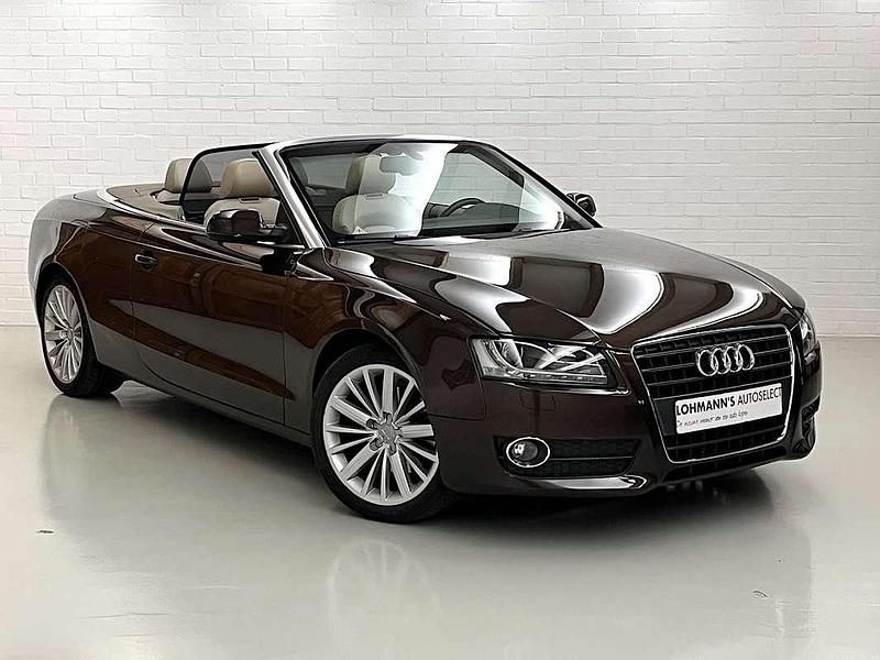 Bruin Gebruikt 2010 Audi A5 Cabriolet Proline Cabriolet | € 14.750 (Eerlijke prijs) - Afbeelding 1/4