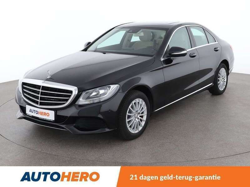Zwart Gebruikt 2014 Mercedes C180 Exclusive Sedan | € 17.149 (Eerlijke prijs) - Afbeelding 1/3