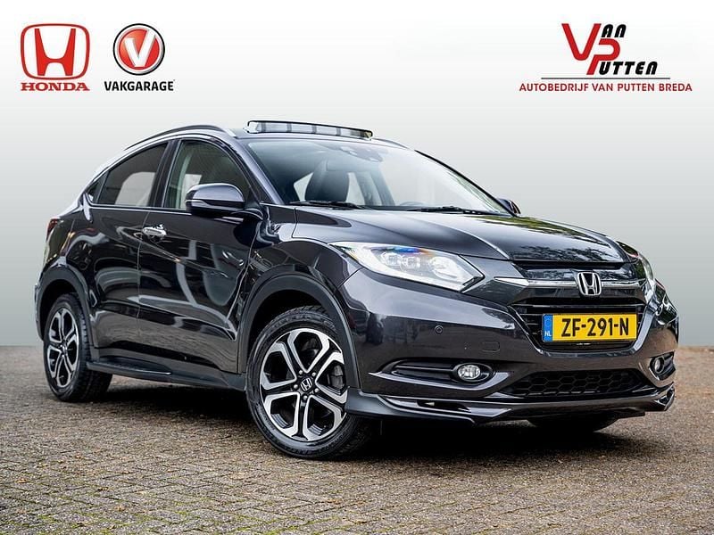 Zwart (metallic) Gebruikt 2016 Honda HR-V Executive SUV | € 16.950 (Eerlijke prijs) - Afbeelding 1/4