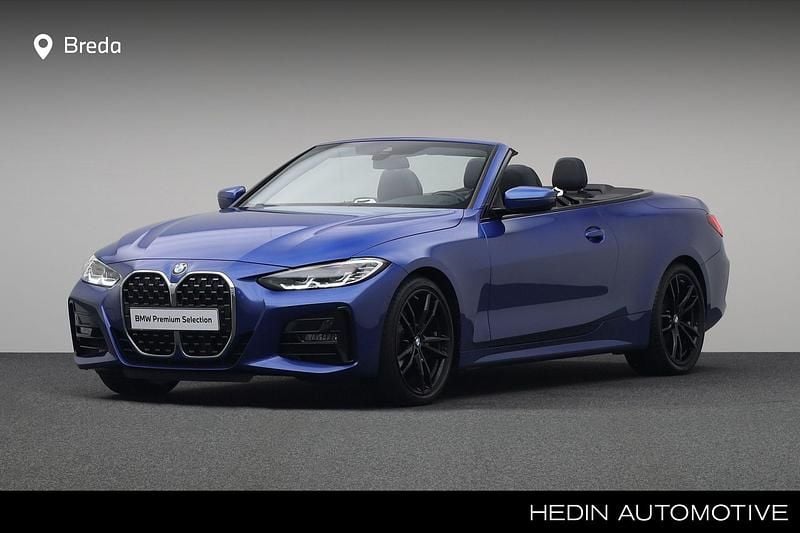 Blauw Gebruikt 2022 BMW 420 M Sport Cabriolet | € 54.880 (Iets duurder) - Afbeelding 1/4