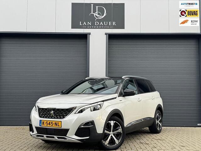 Wit Gebruikt 2018 Peugeot 5008 Allure GT-Line SUV | € 20.900 (Goede deal) - Afbeelding 1/4