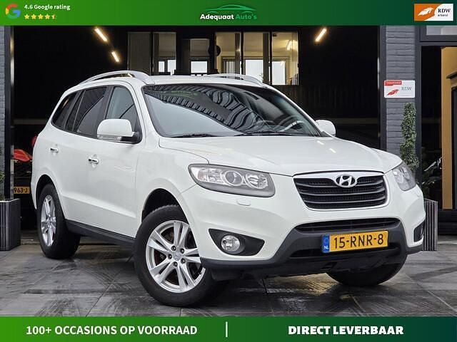 Wit Gebruikt 2011 Hyundai Santa Fe Style SUV | € 9.444 (Iets duurder) - Afbeelding 1/4