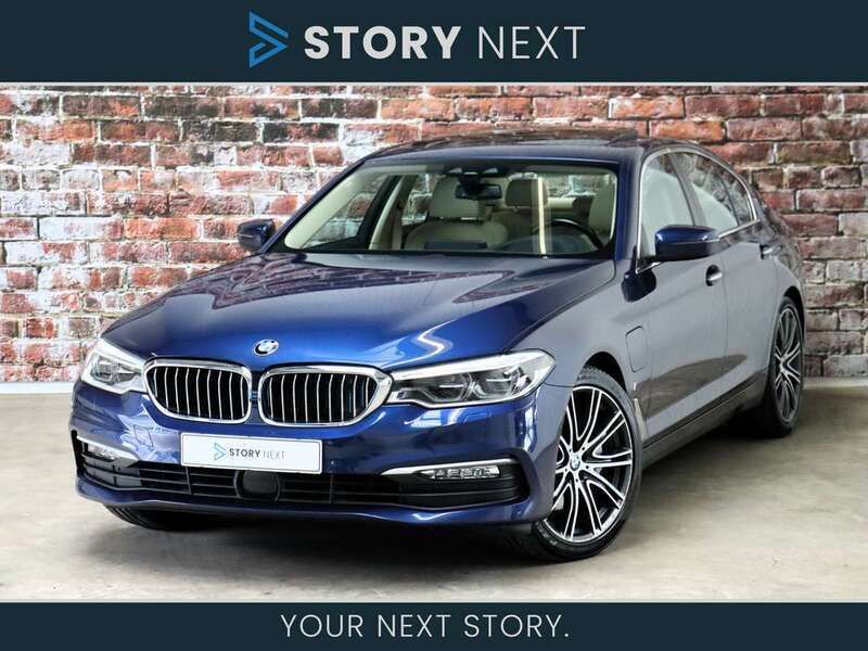 Blauw, metallic lak Gebruikt 2017 BMW 530 Executive Sedan | € 23.950 (Goede deal) - Afbeelding 1/4