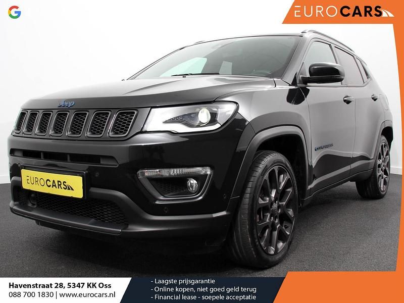 Zwart Gebruikt 2021 Jeep Compass SUV | € 25.440 - Afbeelding 1/4