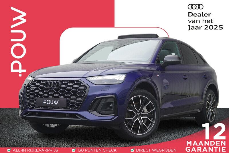 Blauw Gebruikt 2021 Audi Q5 Sportback S-Line SUV | € 51.900 (Iets duurder) - Afbeelding 1/4