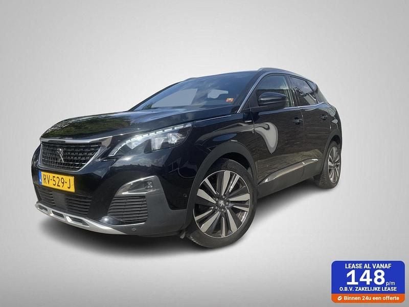 Zwart Gebruikt 2018 Peugeot 3008 GT-line SUV | € 8.999 (Goede deal) - Afbeelding 1/4
