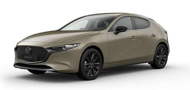 Bruin Nieuw 2025 Mazda 3 Homura-Line Hatchback | € 38.940 (Iets duurder) - Afbeelding 1/4