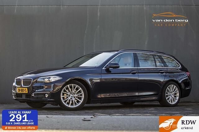 Blauw Gebruikt 2016 BMW 520 Luxury Line Stationwagen | € 17.950 (Eerlijke prijs) - Afbeelding 1/4