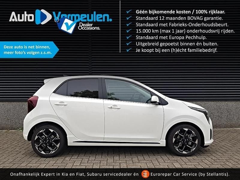 Wit Nieuw 2025 Kia Picanto GT-Line Hatchback | € 22.490 (Eerlijke prijs) - Afbeelding 1/3