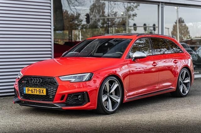 Rood Gebruikt 2018 Audi RS4 Comfort Stationwagen | € 49.950 (Super prijs) - Afbeelding 1/4