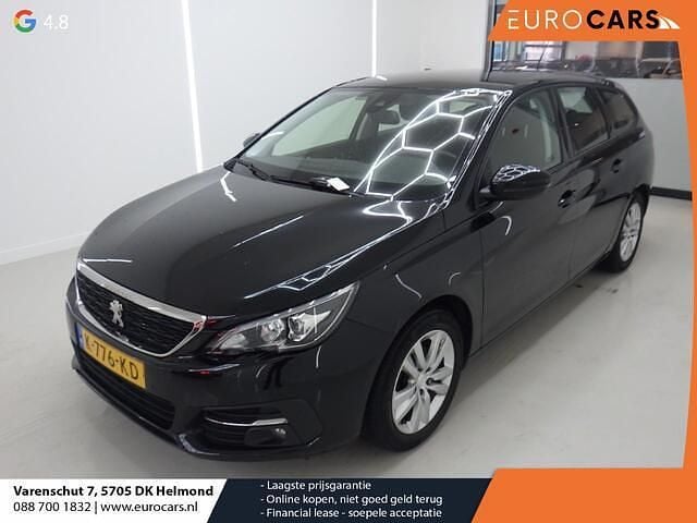 Zwart Gebruikt 2021 Peugeot 308 SW Active Stationwagen | € 9.990 (Super prijs) - Afbeelding 1/4