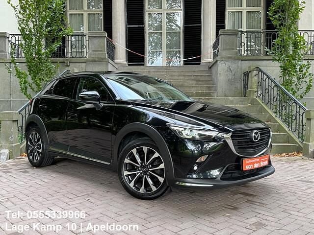 Zwart Gebruikt 2018 Mazda CX-3 Luxury SUV | € 17.945 (Eerlijke prijs) - Afbeelding 1/4