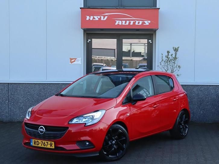 Rood Occasion 2017 Opel Corsa Edition Hatchback | € 5.945 (Goede deal) - Afbeelding 1/3