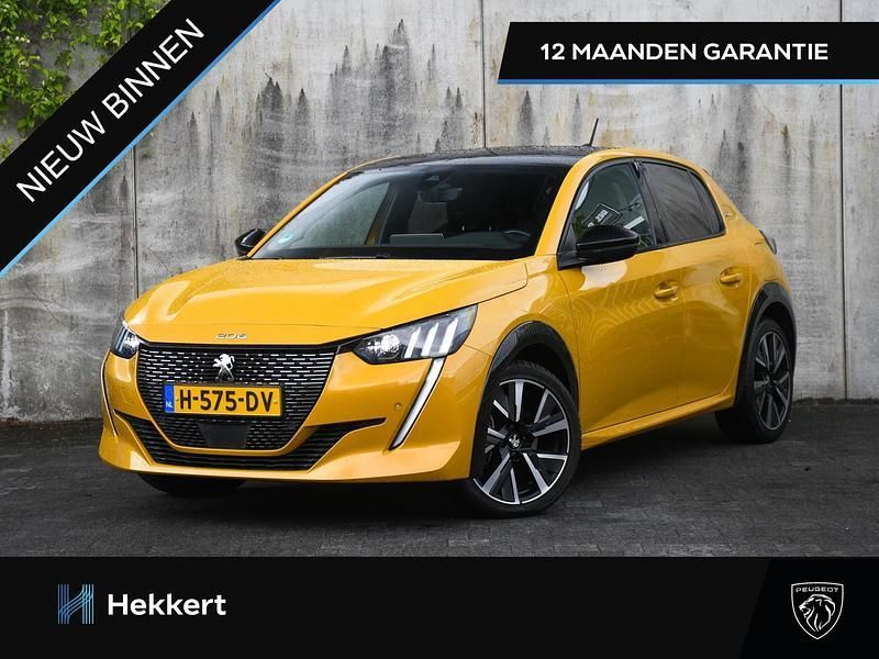 Geel Gebruikt 2020 Peugeot 208 GT-line Hatchback | € 16.495 (Iets duurder) - Afbeelding 1/4