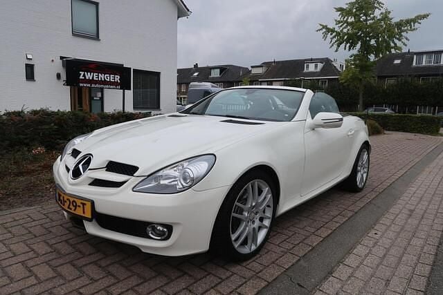 Wit Gebruikt 2008 Mercedes SLK200 Sport Edition Cabriolet | € 12.950 (Eerlijke prijs) - Afbeelding 1/4