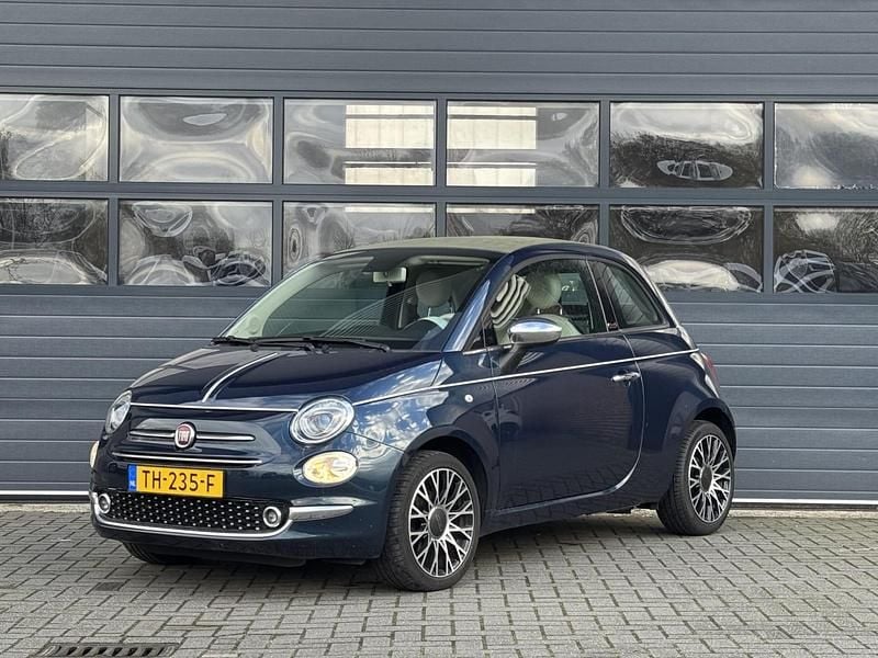 Blauw Gebruikt 2018 Fiat 500C Cabriolet | € 10.999 (Eerlijke prijs) - Afbeelding 1/3