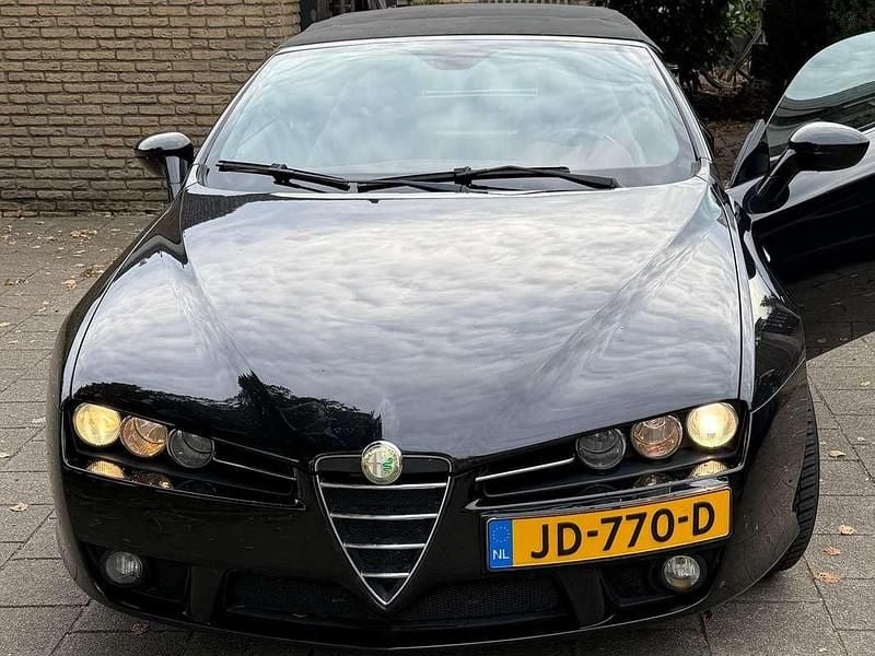Zwart Gebruikt 2008 Alfa Romeo Spider Exclusive Cabriolet | € 6.300 (Super prijs) - Afbeelding 1/4