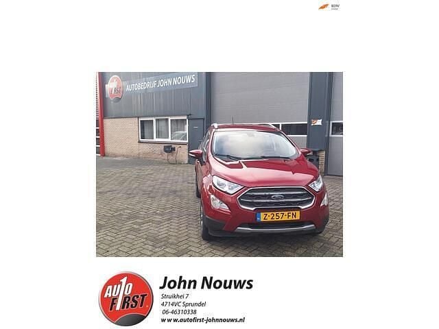 Rood (metallic) Gebruikt 2018 Ford Ecosport Titanium SUV | € 14.600 (Eerlijke prijs) - Afbeelding 1/4