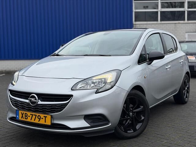Grijs Gebruikt 2018 Opel Corsa Edition Hatchback | € 8.395 (Eerlijke prijs) - Afbeelding 1/4