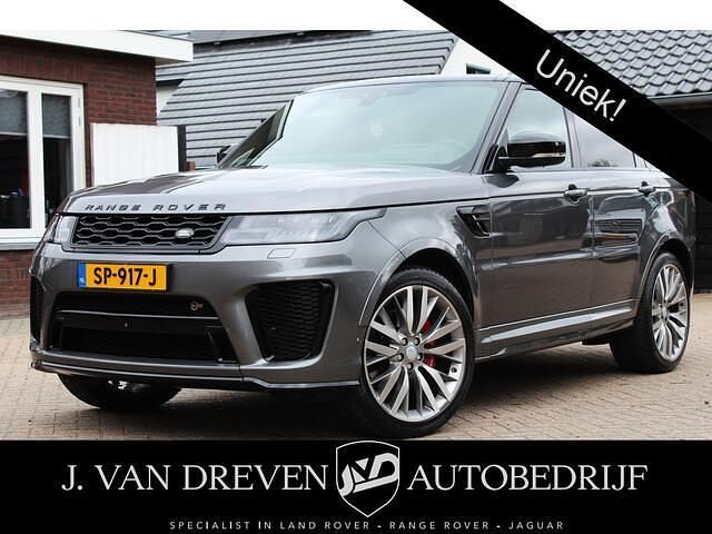 Grijs (metallic) Occasion 2018 Land Rover Range Rover Sport SVR SUV | € 69.950 (Iets duurder) - Afbeelding 1/4