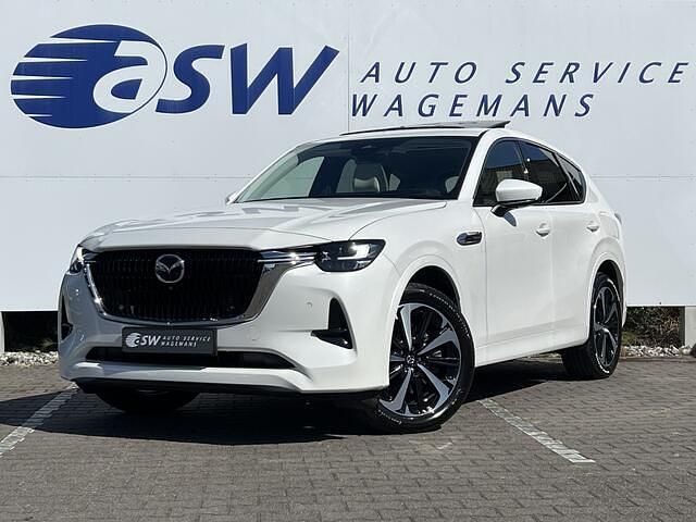Wit, metallic lak Gebruikt 2022 Mazda CX-60 Takumi-Line SUV | € 41.950 (Eerlijke prijs) - Afbeelding 1/4