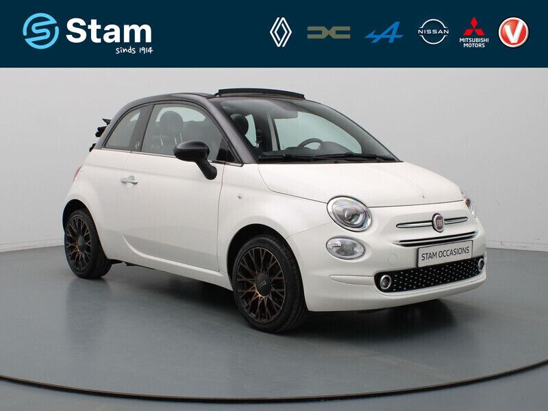 Wit Gebruikt 2019 Fiat 500C Sport Cabriolet | € 13.490 (Eerlijke prijs) - Afbeelding 1/4