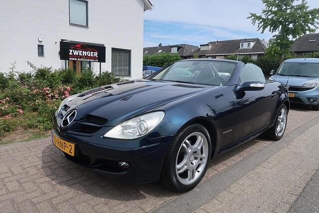 Blauw Gebruikt 2004 Mercedes SLK200 Cabriolet | € 8.450 (Eerlijke prijs) - Afbeelding 1/4