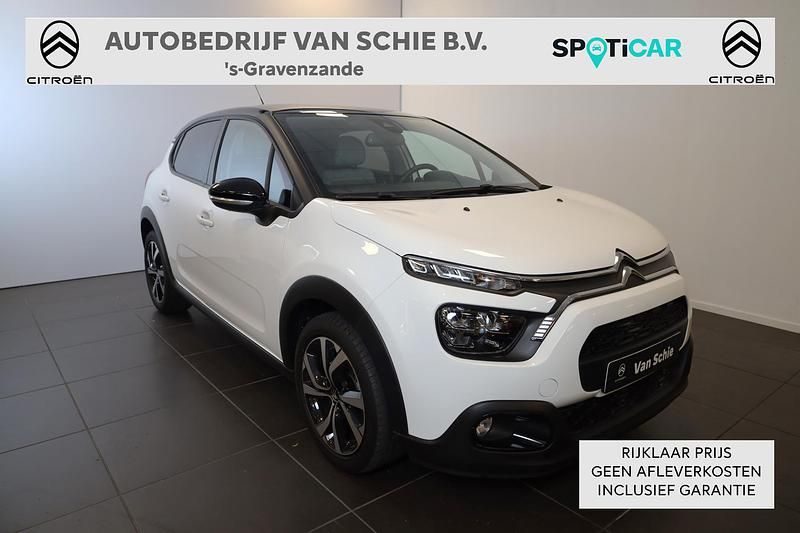 Wit Occasion 2021 Citroën C3 Shine Hatchback | € 13.950 (Iets duurder) - Afbeelding 1/4