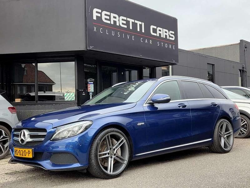 Blauw Gebruikt 2015 Mercedes C350e Edition Stationwagen | € 14.900 (Iets duurder) - Afbeelding 1/4
