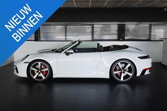 Wit Gebruikt 2019 Porsche 911 Carrera 4S Cabriolet Cabriolet | € 161.900 - Afbeelding 1/4