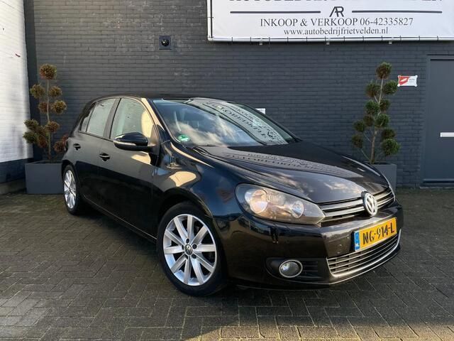 Zwart Gebruikt 2009 VW Golf VI Highline Hatchback | € 6.450 (Eerlijke prijs) - Afbeelding 1/4