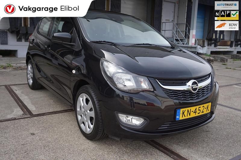 Zwart Gebruikt 2016 Opel Karl Edition Hatchback | € 6.495 (Eerlijke prijs) - Afbeelding 1/4