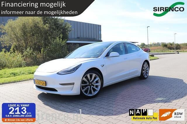 Wit Gebruikt 2019 Tesla Model 3 Long Range AWD Sedan | € 15.949 (Eerlijke prijs) - Afbeelding 1/4
