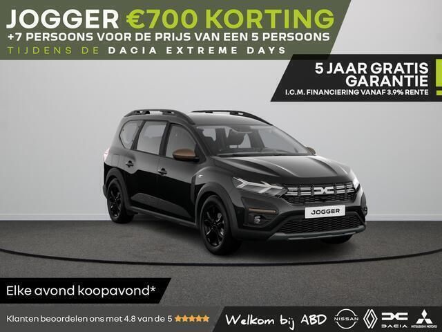 Zwart Nieuw 2025 Dacia Jogger Extreme MPV | € 29.575 (Iets duurder) - Afbeelding 1/4