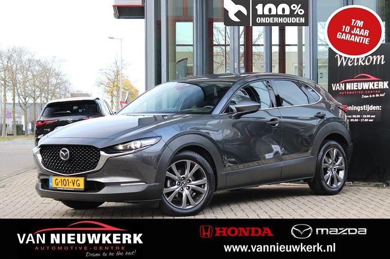 Grijs (metallic) Gebruikt 2019 Mazda CX-30 Luxury SUV | € 21.900 (Eerlijke prijs) - Afbeelding 1/4