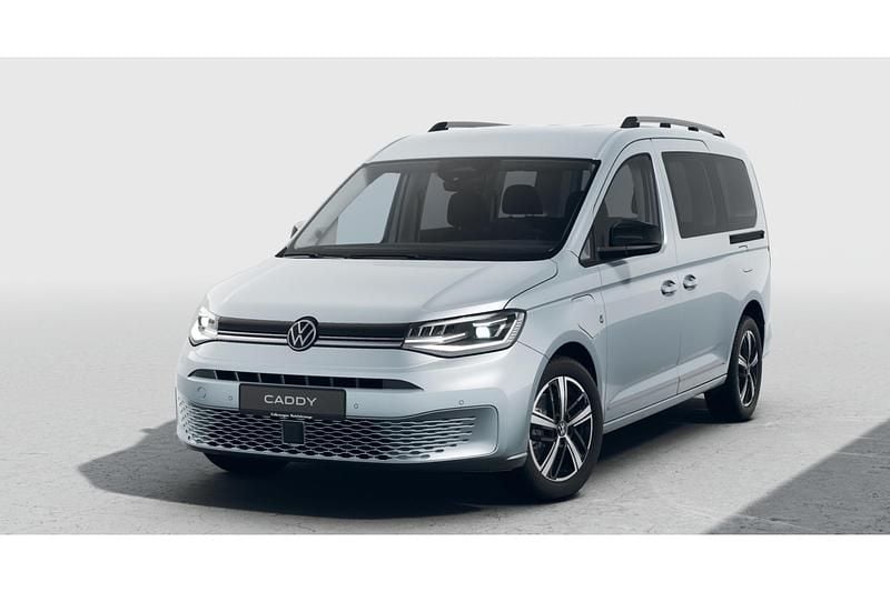 Nieuw VW Caddy Maxi Style 2025 Oyster silver metallic (lm7p) MPV