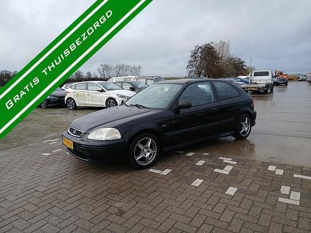 Zwart Gebruikt 1996 Honda Civic S Hatchback | € 1.999 - Afbeelding 1/4
